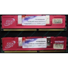 Память 512Mb (2x256Mb) DDR-1 533MHz Patriot PEP2563200+XBL (Елец)