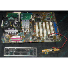 Материнская плата Asus P4PE (FireWire) с процессором Intel Pentium-4 2.4GHz s.478 и памятью 768Mb DDR1 Б/У (Елец)