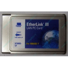 Сетевая карта 3COM Etherlink III 3C589D-TP (PCMCIA) без LAN кабеля (без хвоста) - Елец